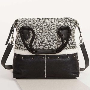 Miss Me Metallic Leopard Crossbody Purse